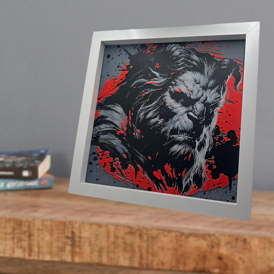 The Beast - Beauty and the Beast 3D Printed Fan Art