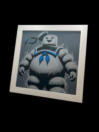 Stay Puft Marshmallow Man 3D Printed Fan Art