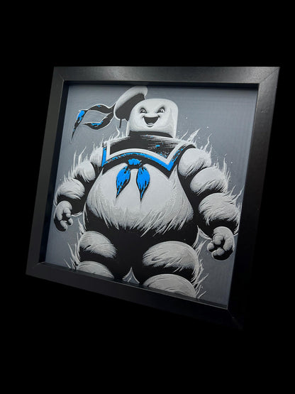 Stay Puft Marshmallow Man 3D Printed Fan Art