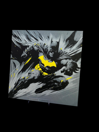 3D Printed Batman Fan Art Framed in Black or White