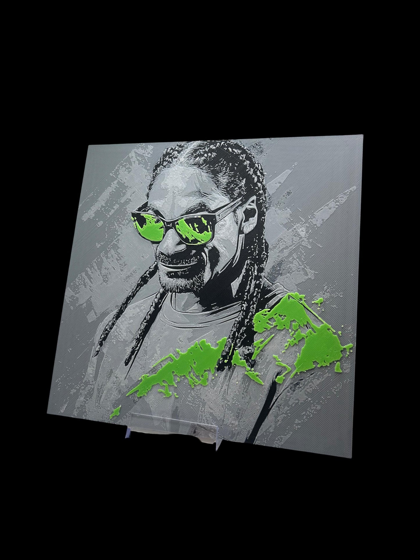Snoop Dogg 3D Printed Fan Art