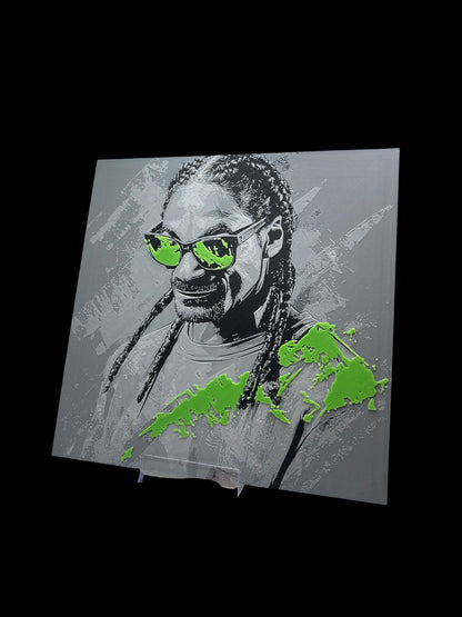 Snoop Dogg 3D Printed Fan Art
