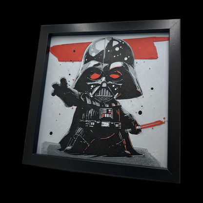 Darth Vader Chibi 3D Printed Fan Art
