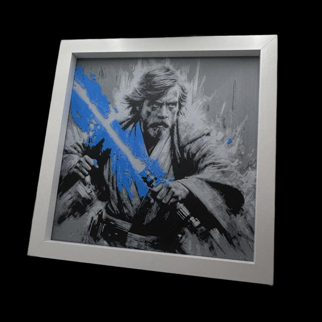 Luke Skywalker 3D Printed Fan Art