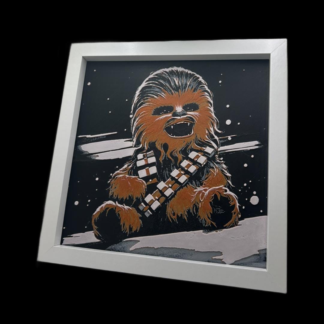 Chewbacca Chibi 3D Printed Fan Art