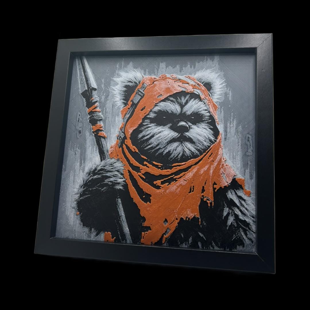 Wicket the Ewok 3D Printed Fan Art