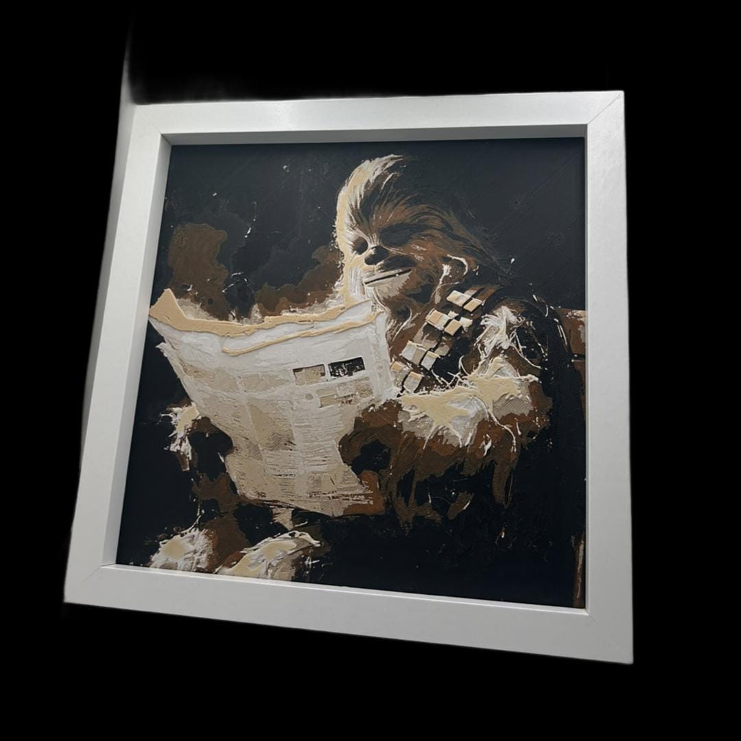 Chewbacca Pooper 3D Printed Fan Art