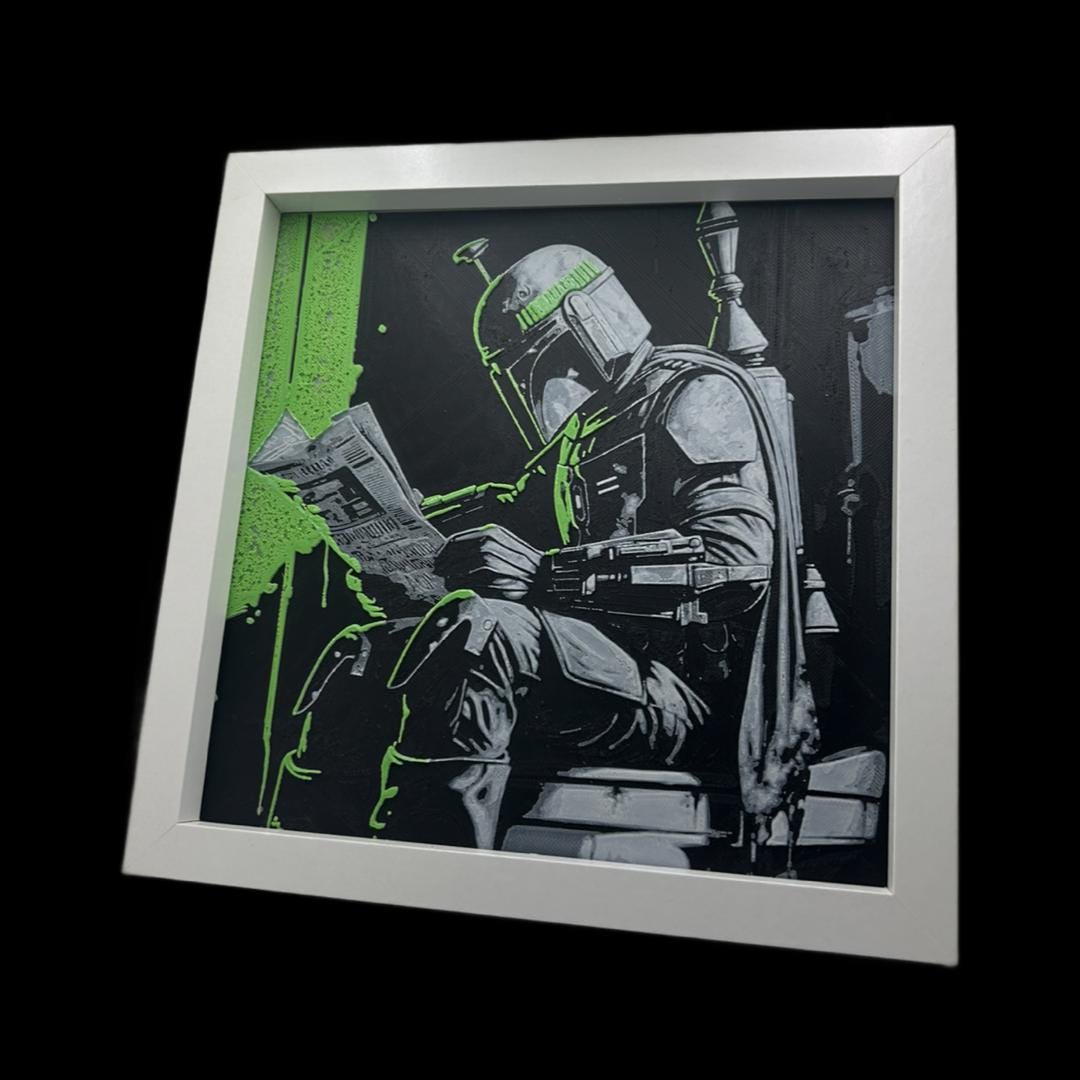 Boba Fett Pooper 3D Printed Fan Art