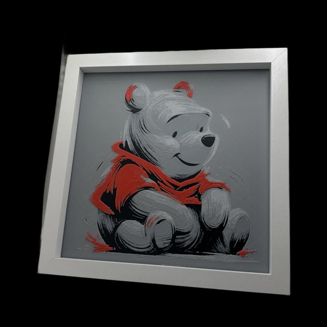 Winnie the Pooh 3D Printed Fan Art
