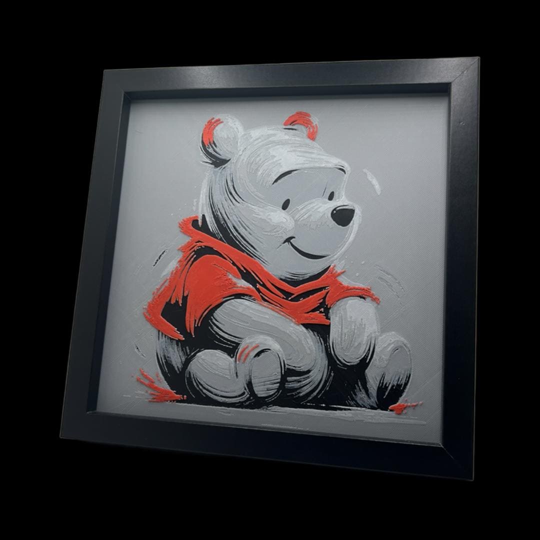 Winnie the Pooh 3D Printed Fan Art