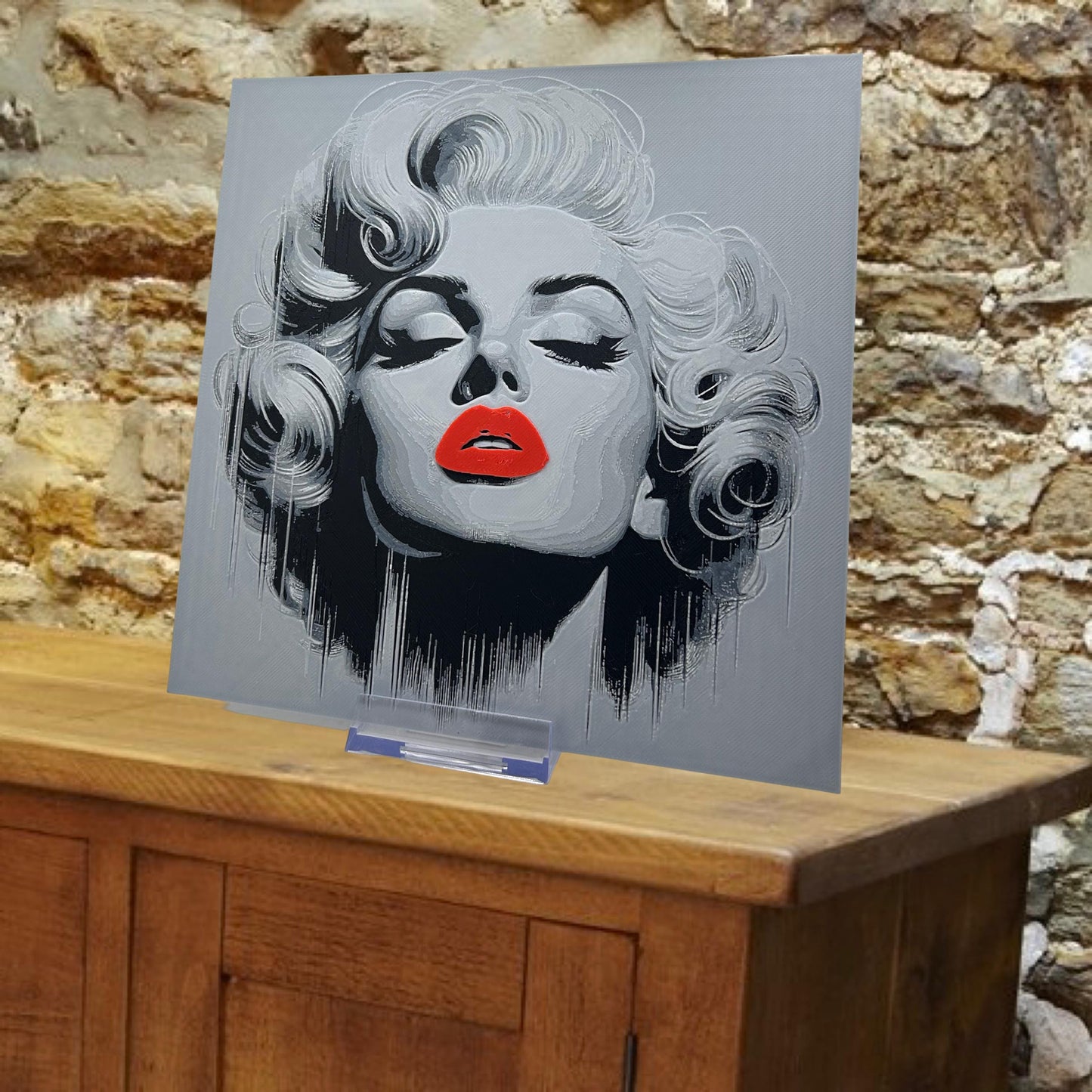 Marilyn Monroe 3D Printed Fan Art