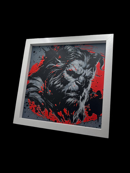 The Beast - Beauty and the Beast 3D Printed Fan Art