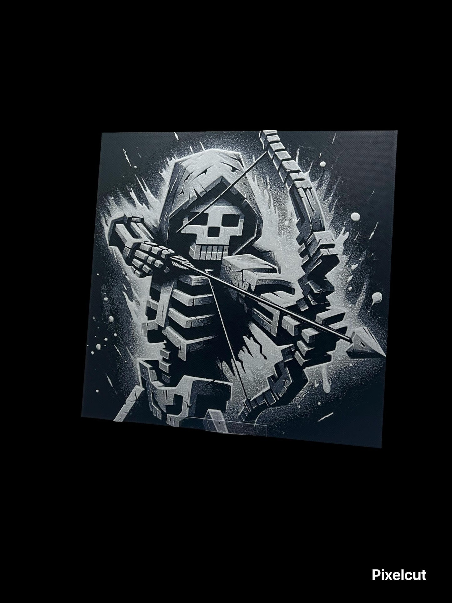 Minecraft Skeleton 3D Printed Fan Art
