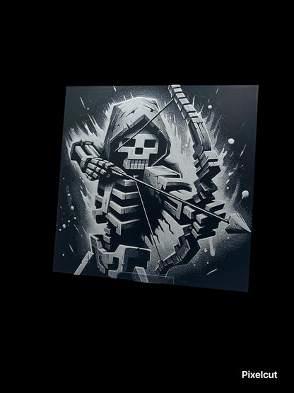 Minecraft Skeleton 3D Printed Fan Art