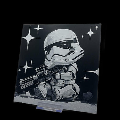 Stormtrooper Chibi 3D Printed Fan Art