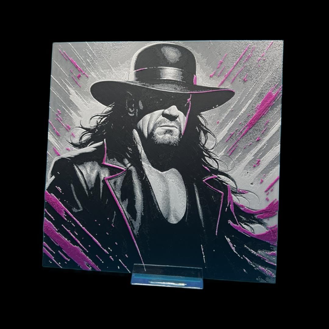 The Undertaker - WWE 3D Printed Fan Art