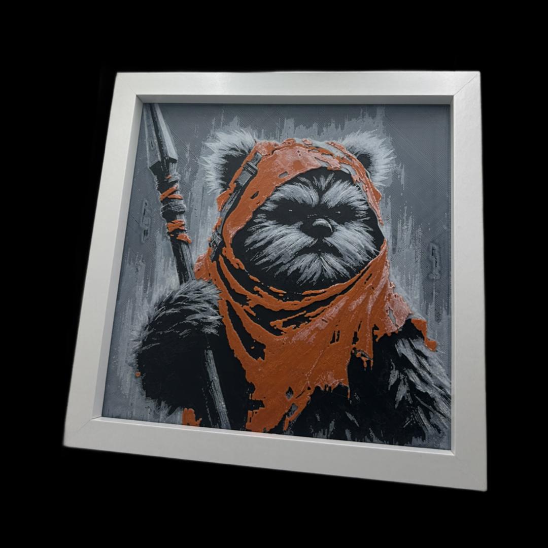 Wicket the Ewok 3D Printed Fan Art