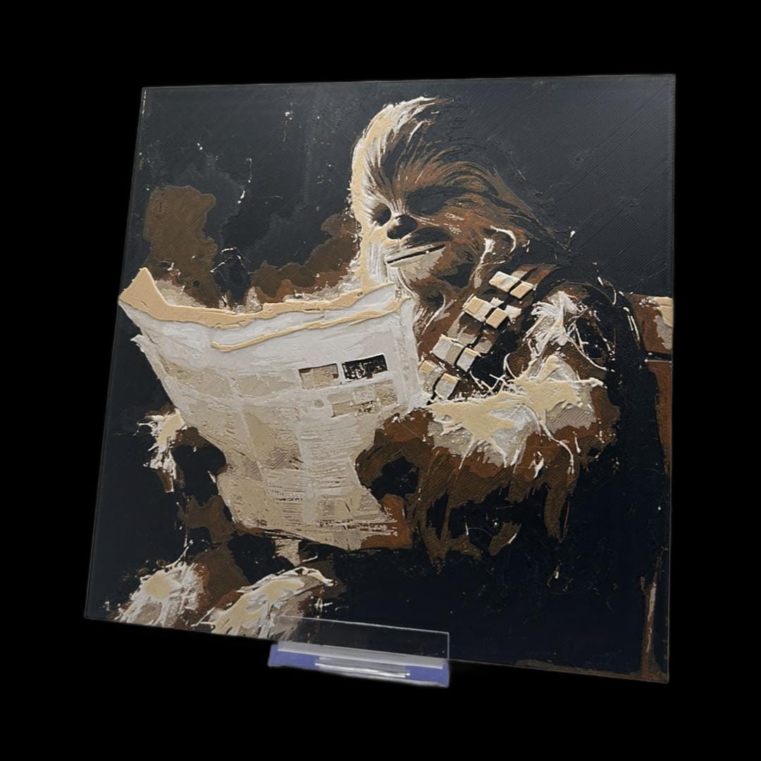 Chewbacca Pooper 3D Printed Fan Art