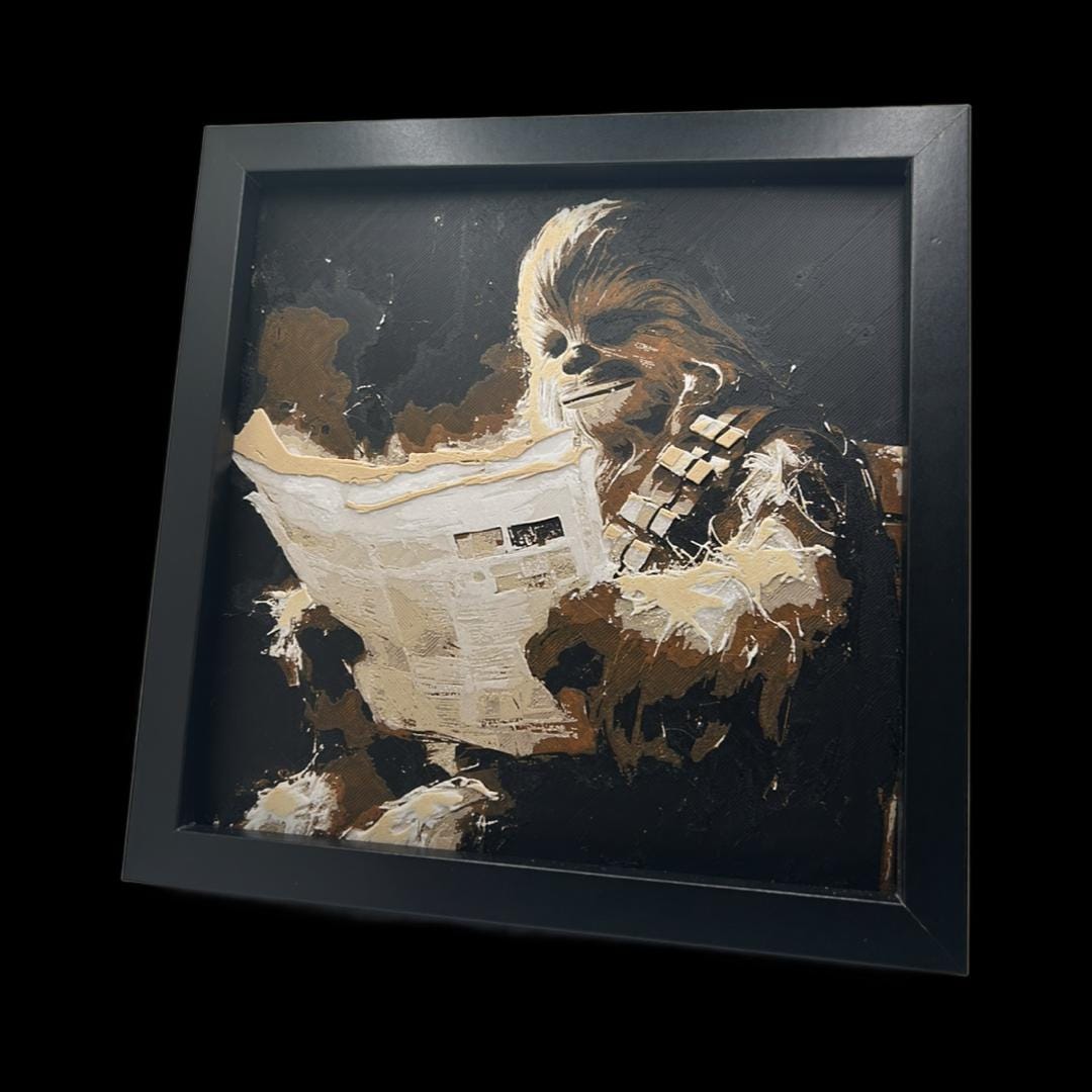 Chewbacca Pooper 3D Printed Fan Art