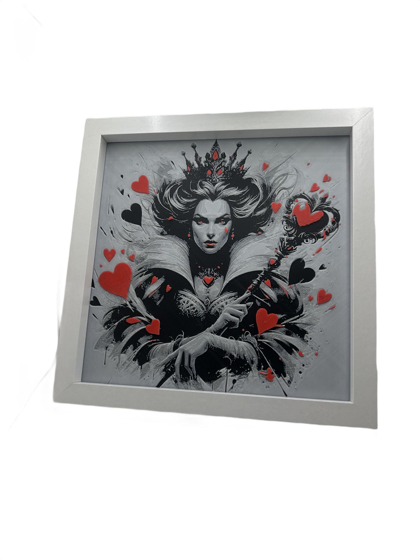 The Red Queen - Alice in Wonderland 3D Printed Fan Art