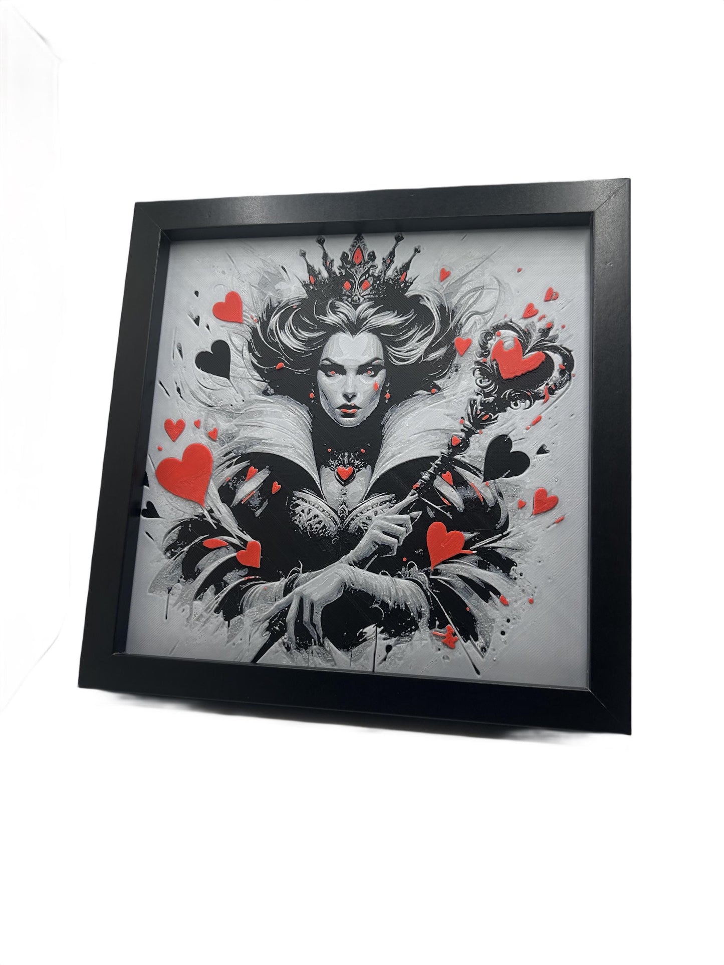 The Red Queen - Alice in Wonderland 3D Printed Fan Art