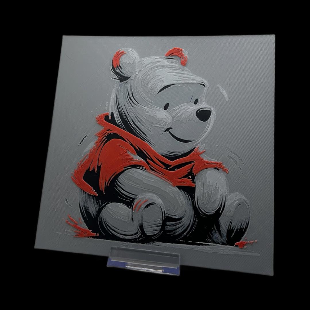 Winnie the Pooh 3D Printed Fan Art
