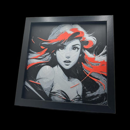 Ariel - The Little Mermaid 3D Printed Fan Art