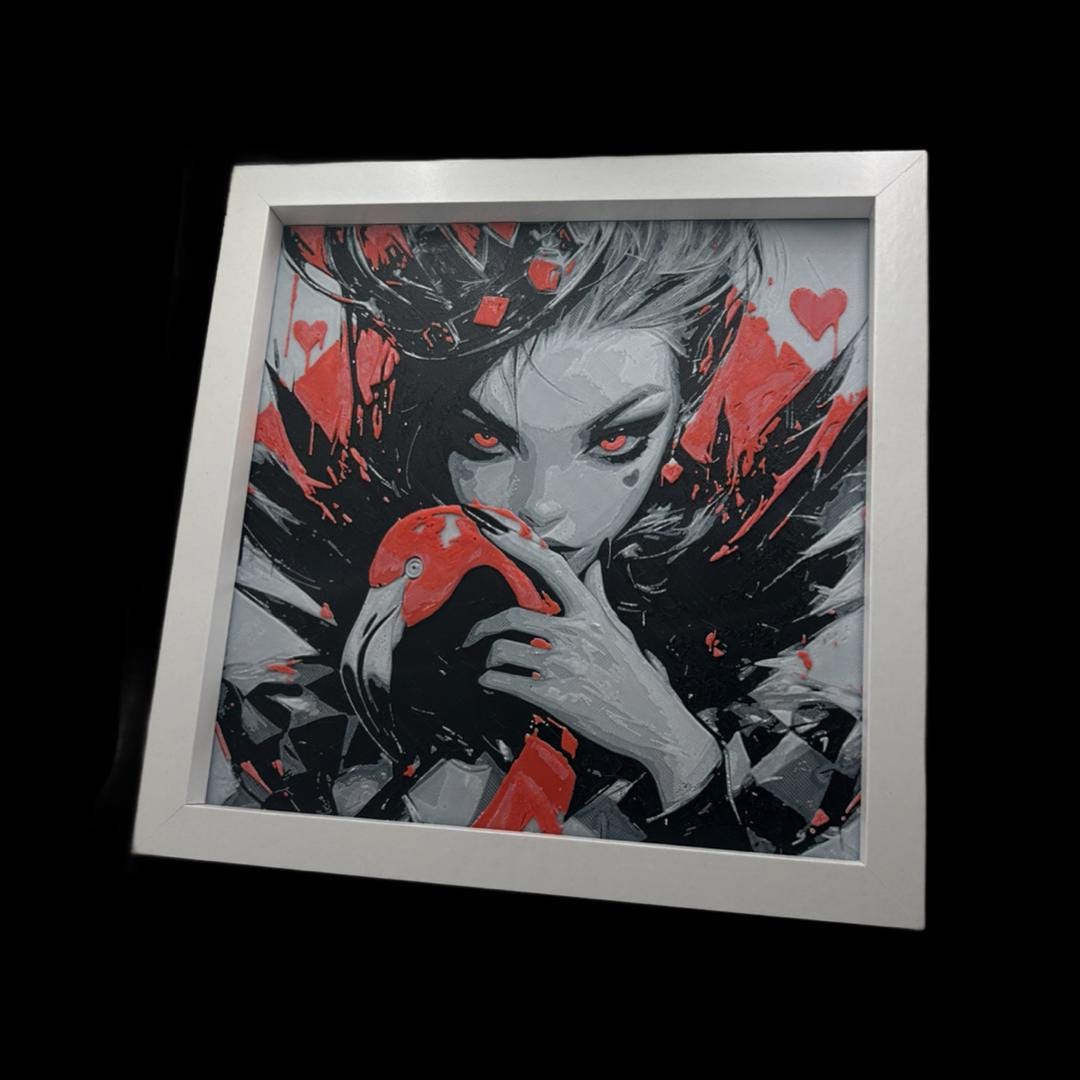Queen of Hearts - Alice in Wonderland 3D Printed Fan Art