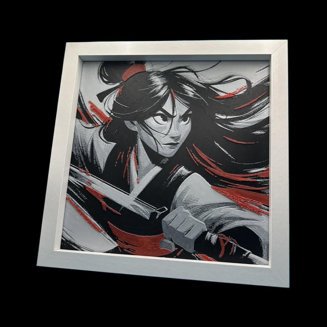 Mulan 3D Printed Fan Art