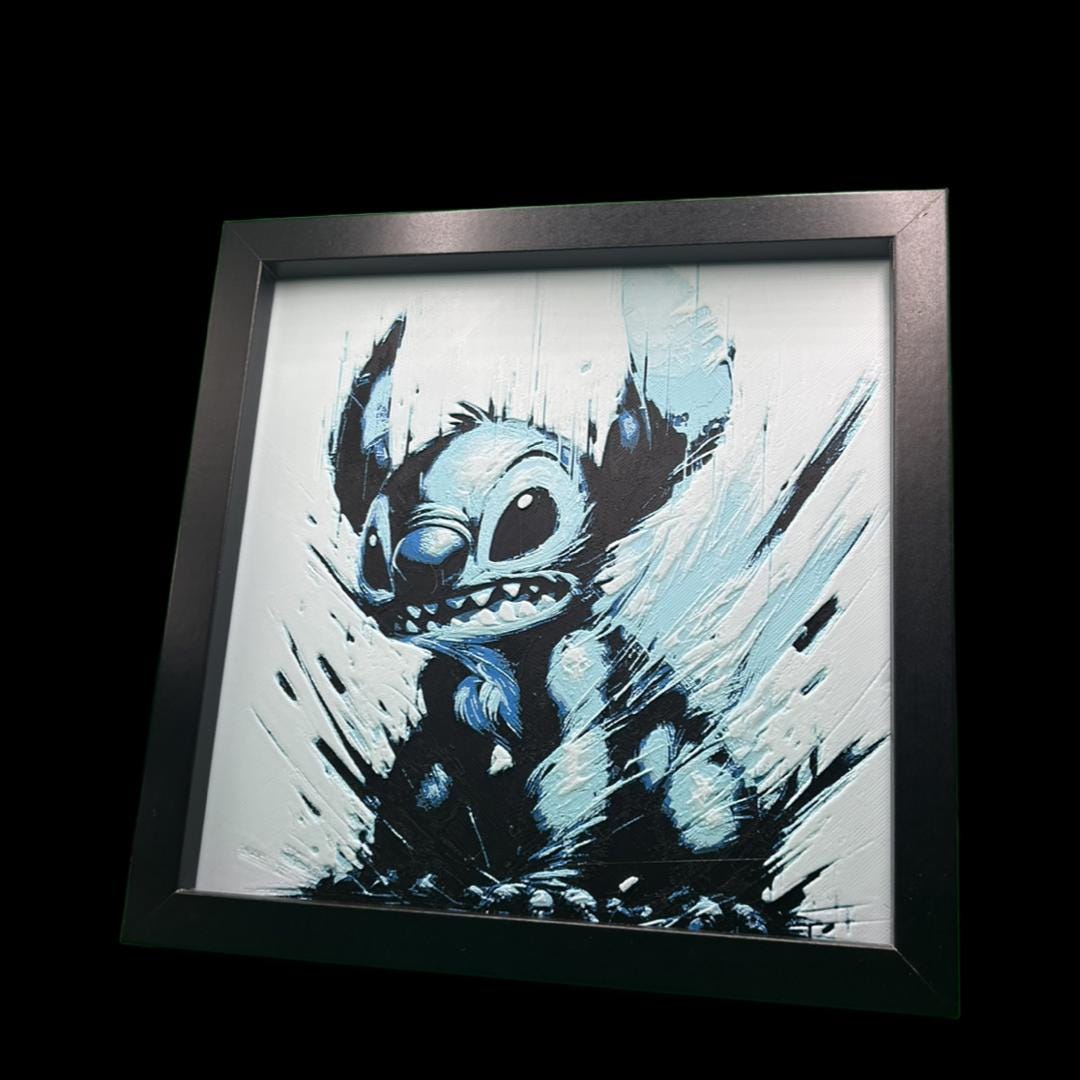 Stitch 3D Printed Fan Art