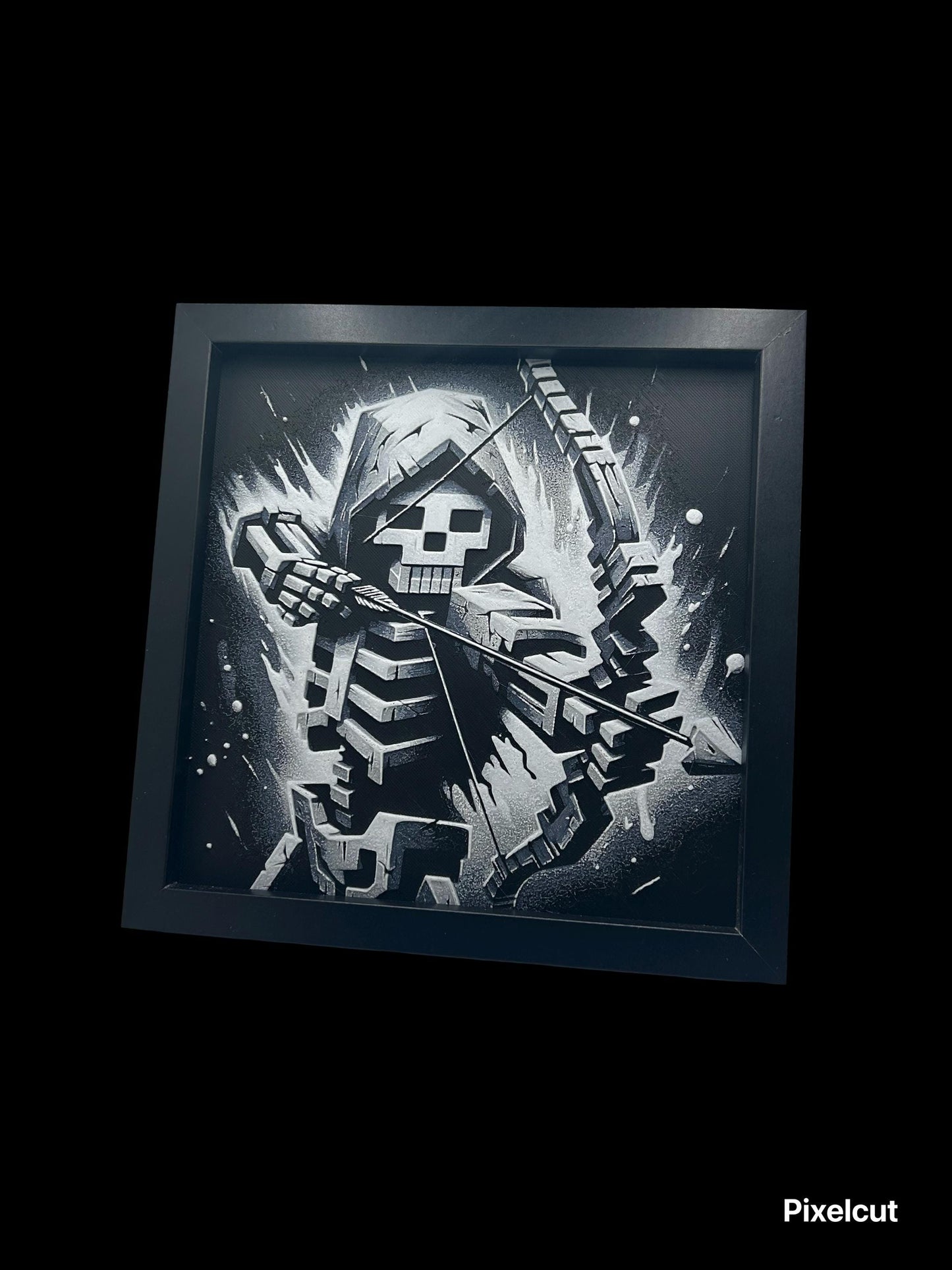 Minecraft Skeleton 3D Printed Fan Art