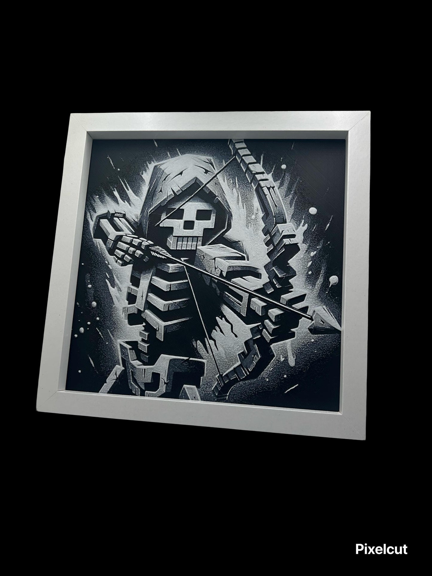 Minecraft Skeleton 3D Printed Fan Art