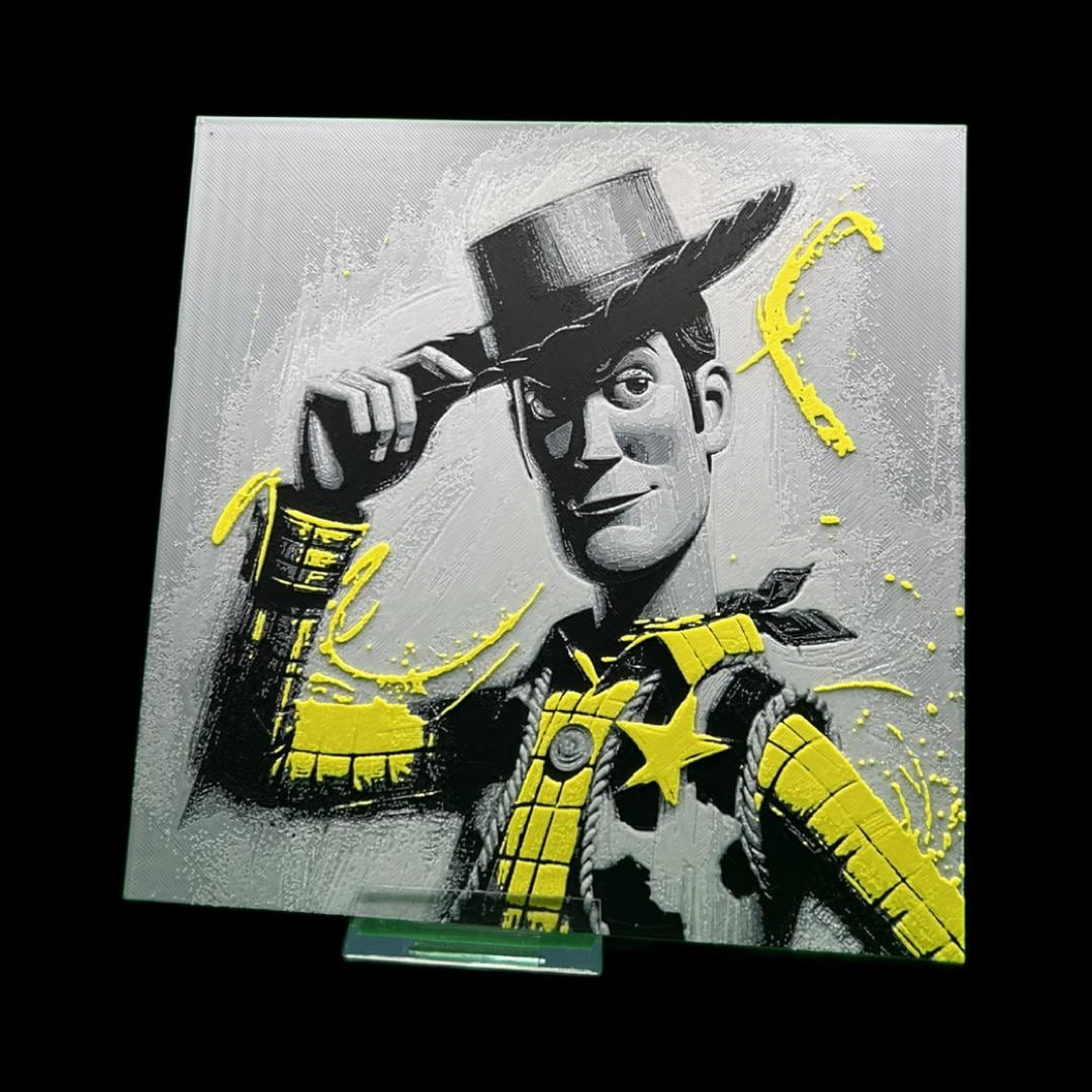 Woody - Toy Story 3D Printed Fan Art