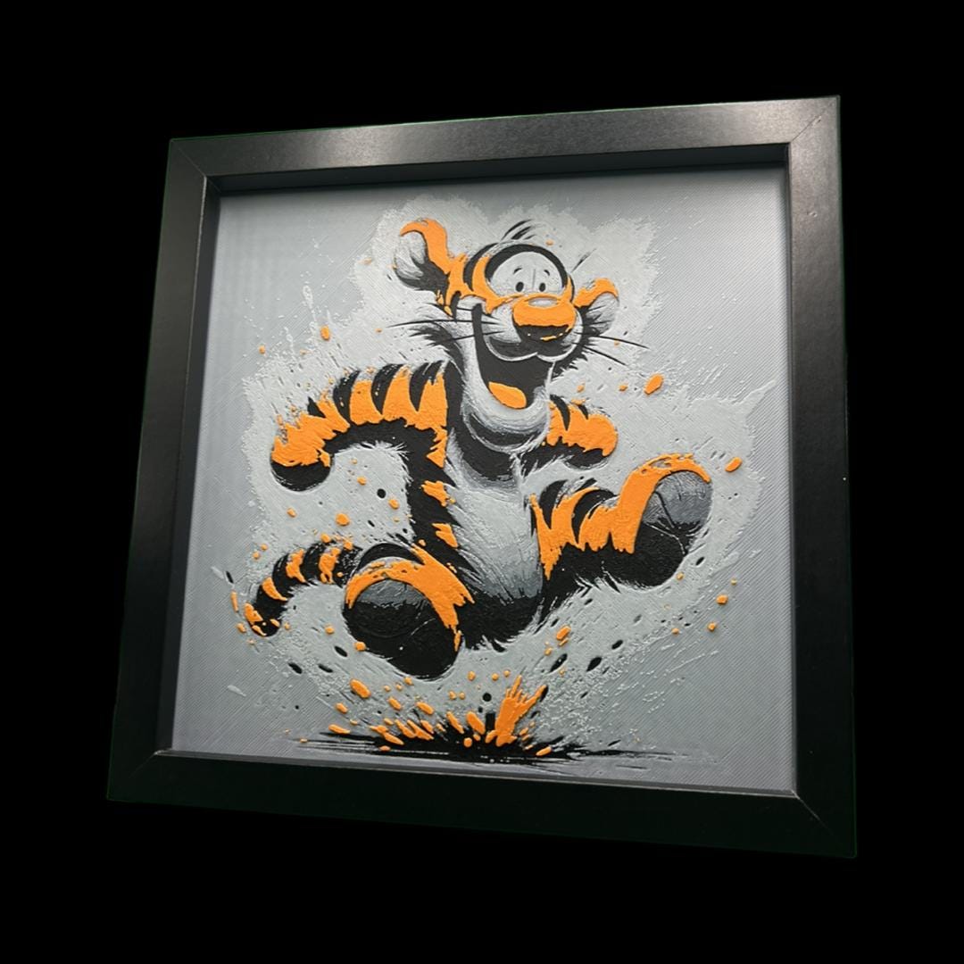 Tigger - Winnie the Pooh 3D Printed Fan Art