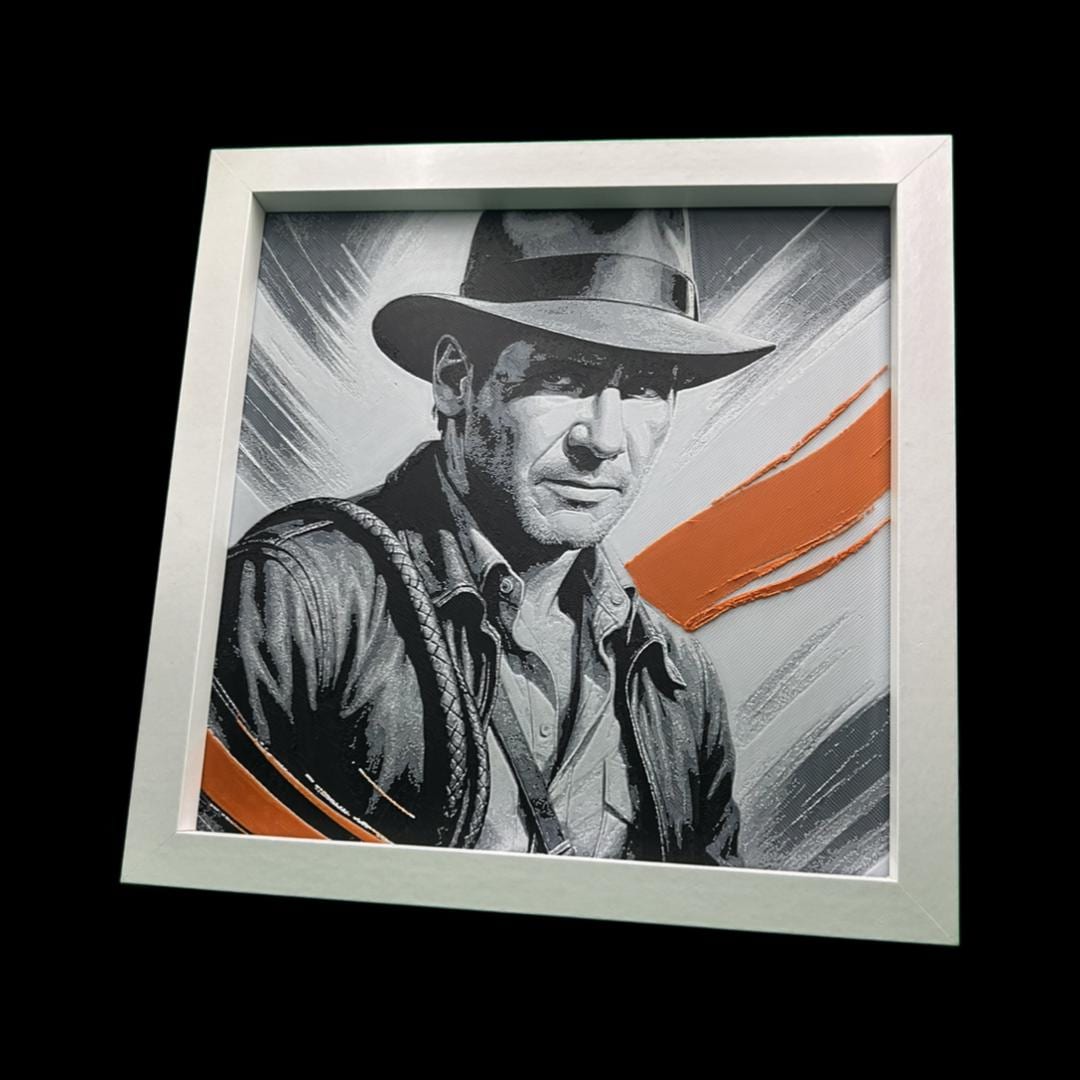 Indiana Jones Printed Fan Art
