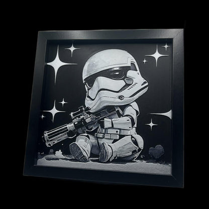 Stormtrooper Chibi 3D Printed Fan Art