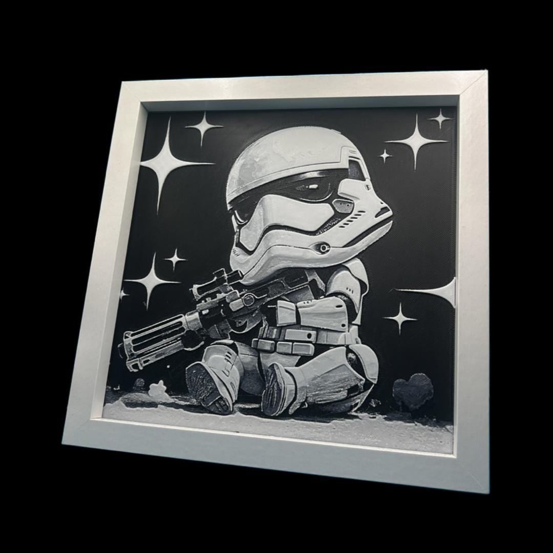 Stormtrooper Chibi 3D Printed Fan Art