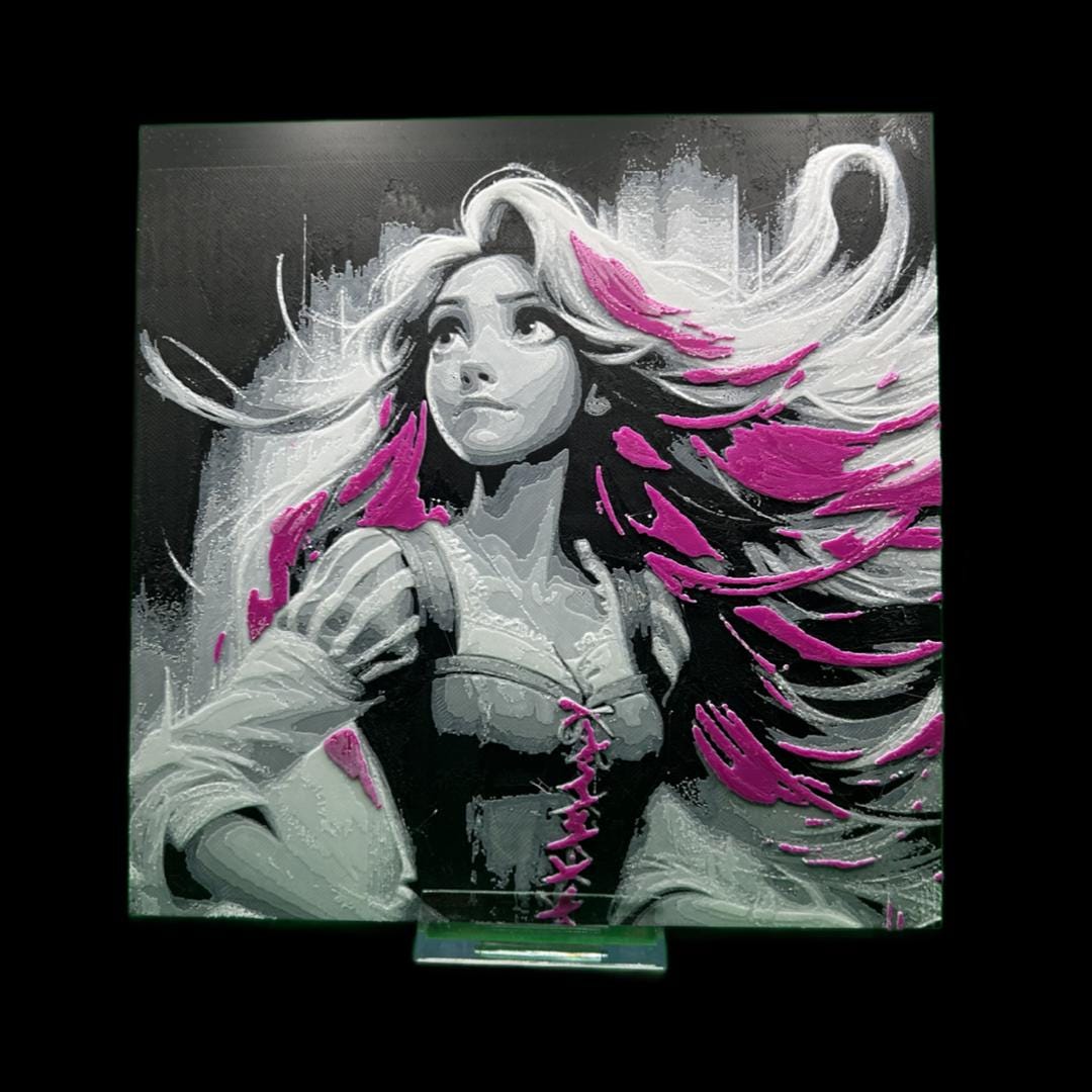 Rapunzel 3D Printed Fan Art