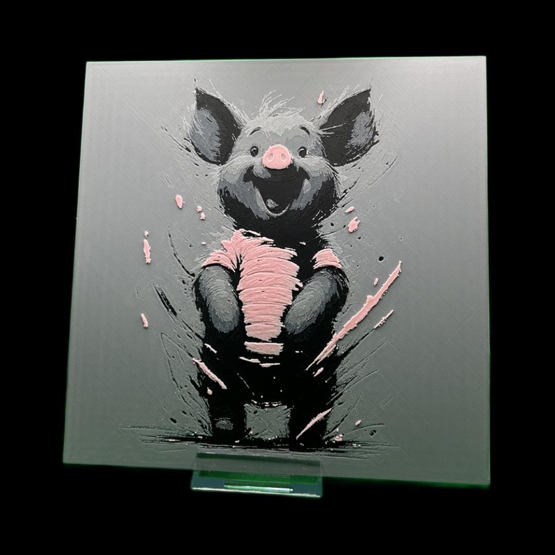 Piglet - Winnie the Pooh 3D Printed Fan Art