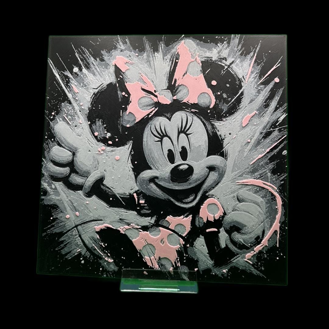 Minnie Mouse 3D Printed Fan Art