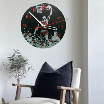 Michael Jordan 3D Printed Wall Clock
