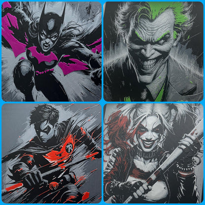 3D Printed Batman Fan Art Framed in Black or White