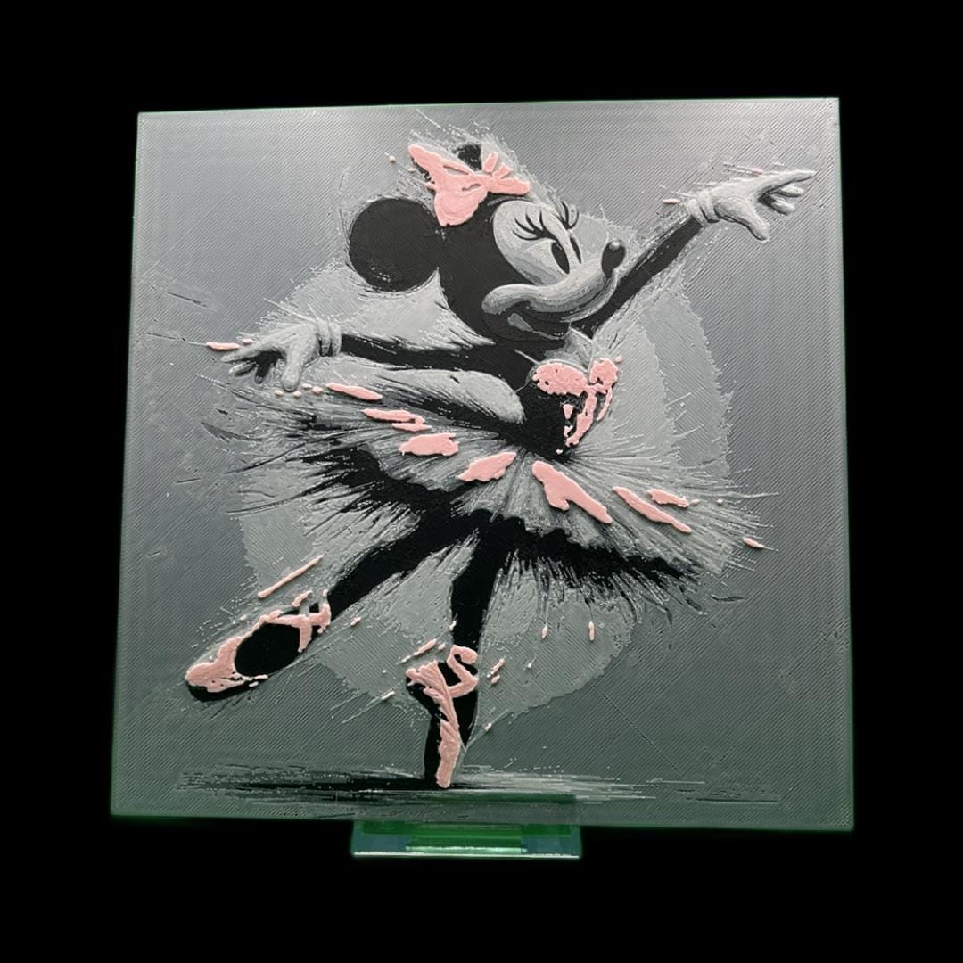 Minnie Mouse Ballerina 3D Printed Fan Art