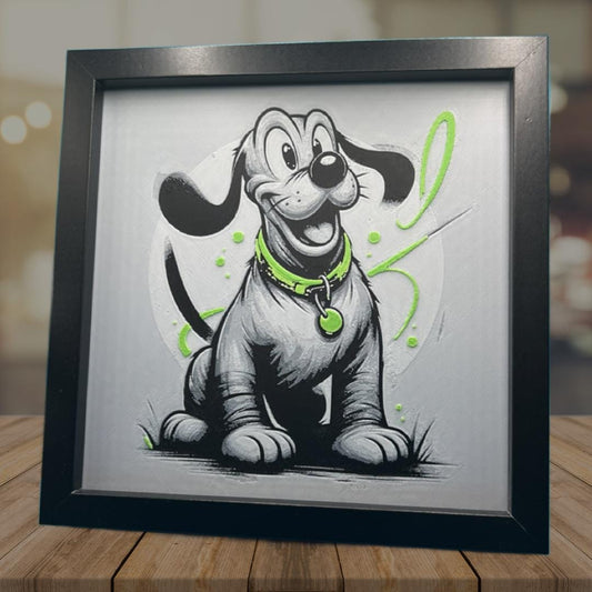Pluto The Dog 3D Printed Fan Art