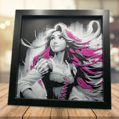 Rapunzel 3D Printed Fan Art