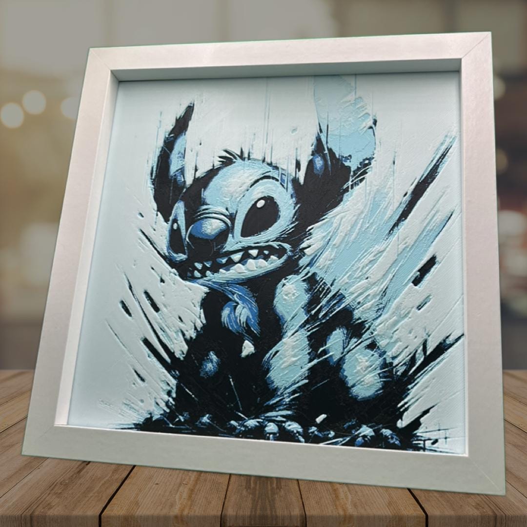 Stitch 3D Printed Fan Art