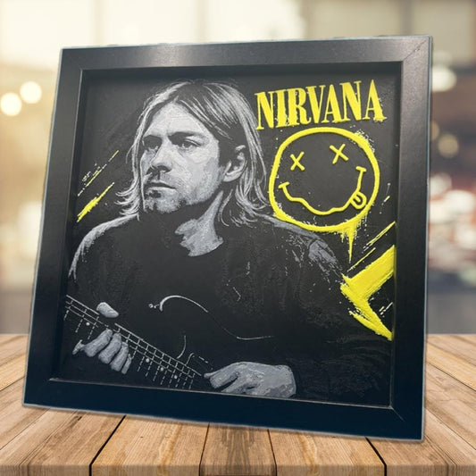 Kurt Cobain - Nirvana 3D Printed Fan Art