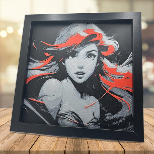 Ariel - The Little Mermaid 3D Printed Fan Art