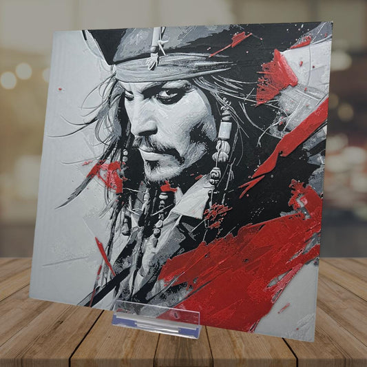 Captain Jack Sparrow 3D Printed Fan Art