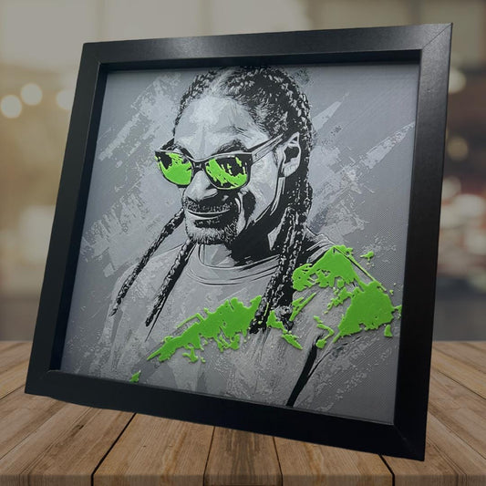 Snoop Dogg 3D Printed Fan Art